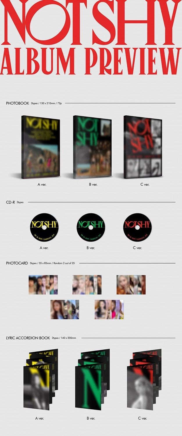 ITZY - ALBUM - (NOT SHY)