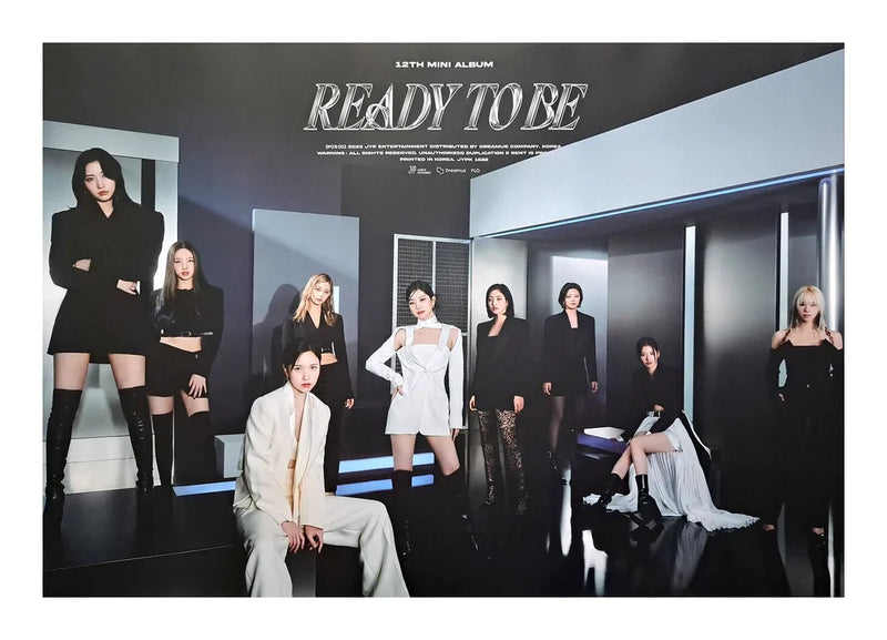 Twice - Official Poster - Ready to Be (Black Ver)