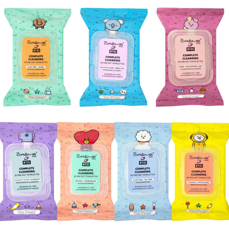 The Crème Shop x BT21 Cleansing Towelettes