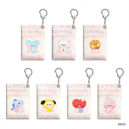 BT21 Minini Cherry Blossom Card Holder