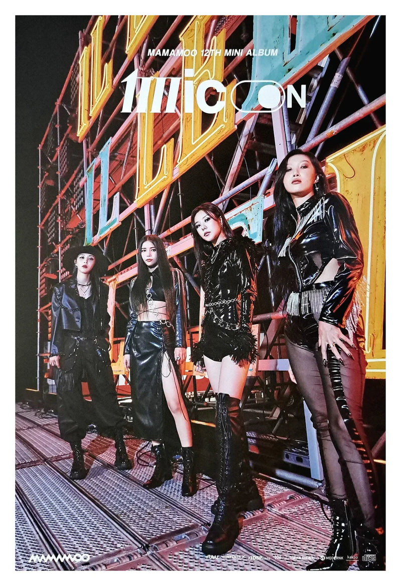 Mamamoo - Official Poster - Mic On  (Photo Concept 1 )