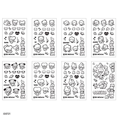 BT21 Tattoo Sticker