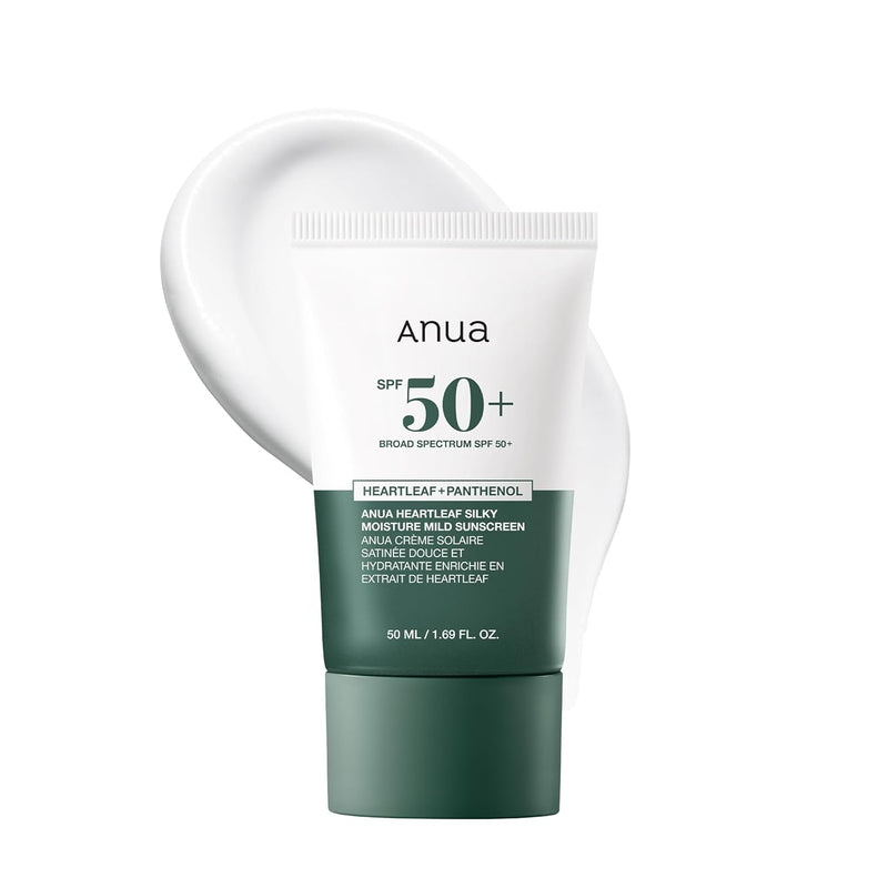 HEARTLEAF SILKY MOISTURE MILD SUNSCREEN 50ml SPF 50+