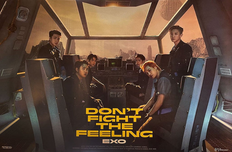EXO - Official Poster - Don't Fight the Feeling (Group -