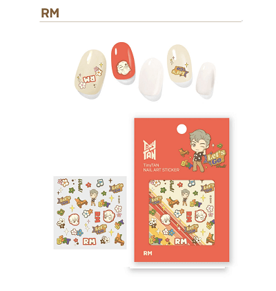 TinyTAN Nail Art Sticker (Dynamite)