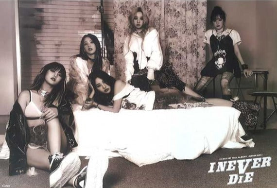 (G)I-DLE  - Official Poster - I NEVER DIE (Ver. 1 -