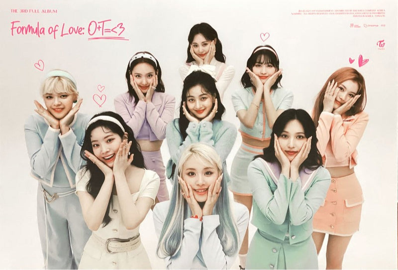 TWICE - Official Poster - Formula of Love (Ver. 2 -