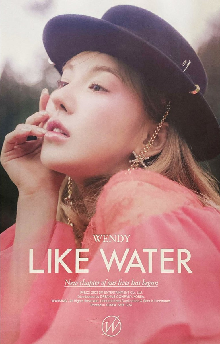 Wendy (Red Velvet) - Official Poster - Like Water (Ver 1 -