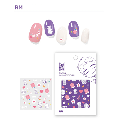 TinyTAN Nail Art Sticker (Basic)