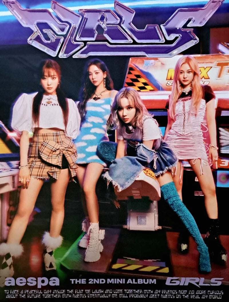 aespa - Official Poster - Girls (Real World A Ver. -