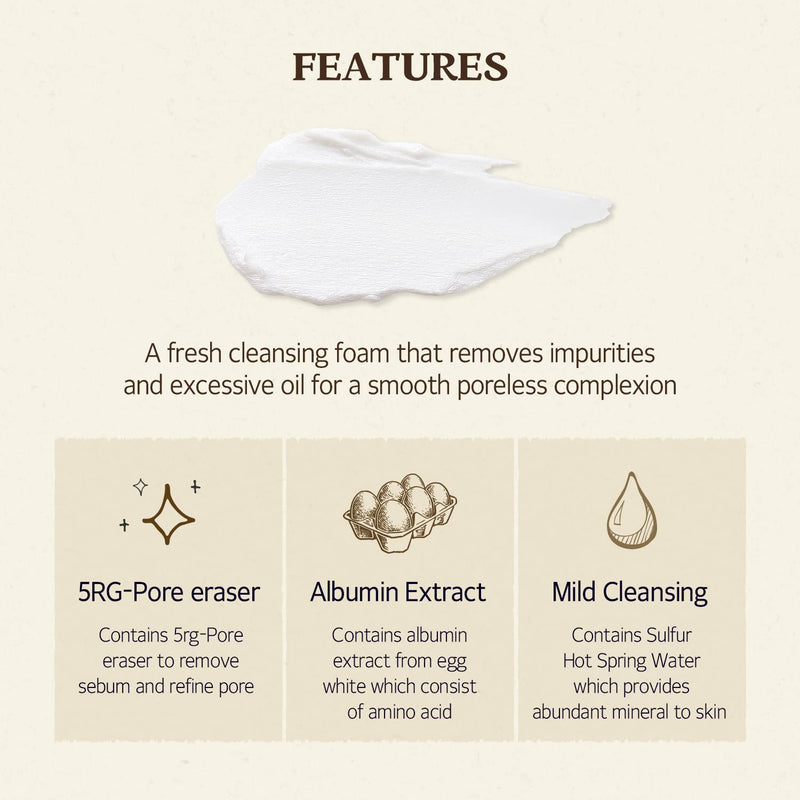 Egg Perfect Pore Cleansing Foam 150ml