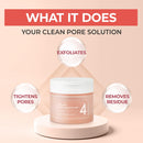 No.4 Pore Zero Peeled Egg Toner Pad 60 Pads, 6.42 fl. oz