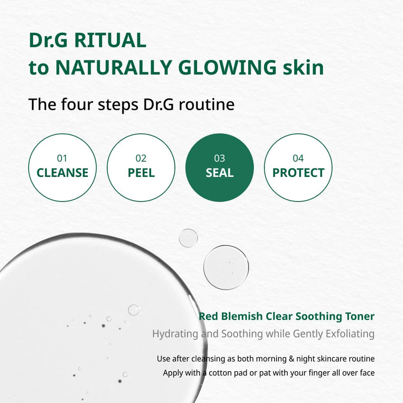 RED Blemish Clear Soothing Korean Toner, 10.14 fl.oz. 300ml