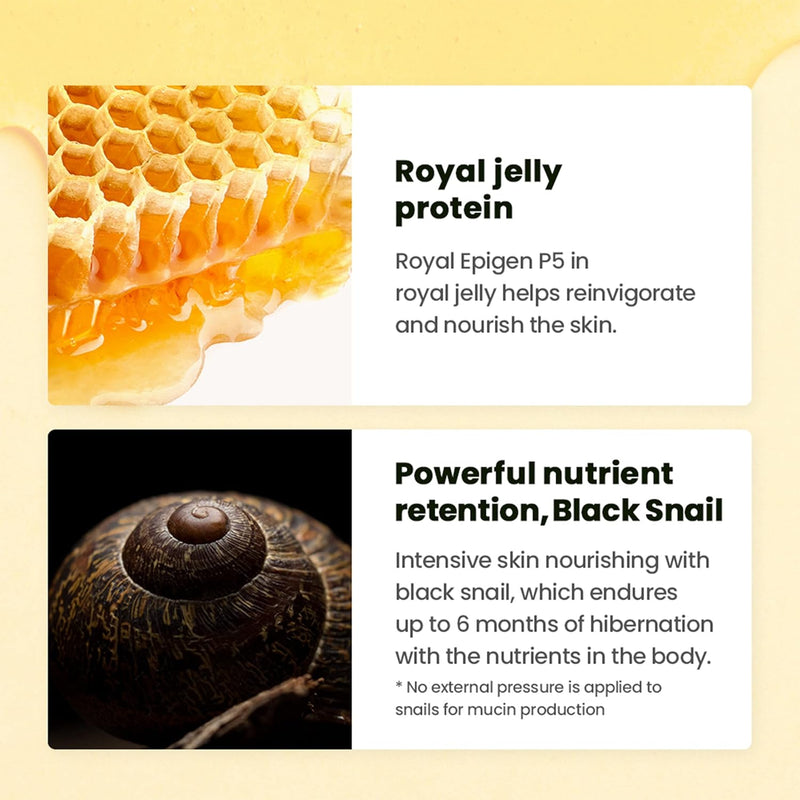 Royal Black Snail Mucin Essence, 5.57 fl.oz. 165ml