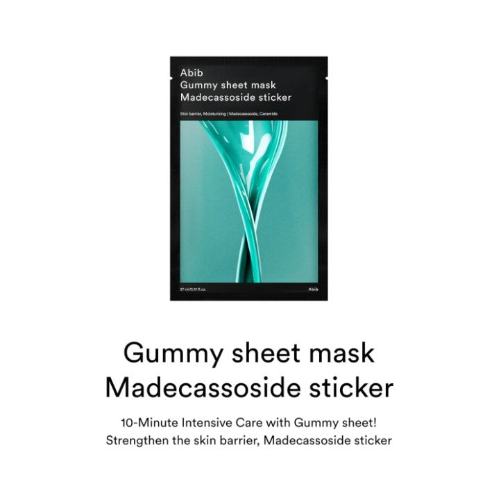 Gummy Sheet Mask Madecassoside 10 Sheets