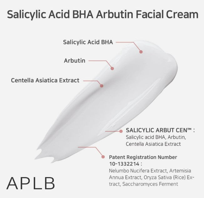 Salicylic Acid BHA Arbutin Facial Cream 55ml / 1.86fl. oz.