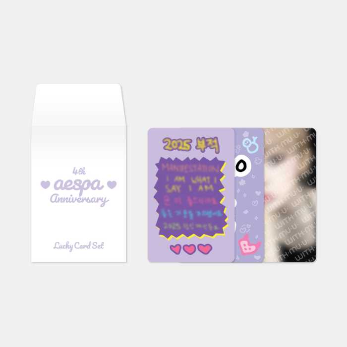 aespa - Lucky Card Set [2024 aespa 4th Anniversary MD]