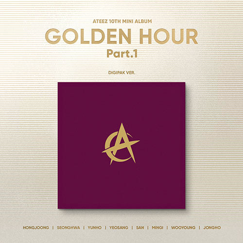 ATEEZ - GOLDEN HOUR : Part.1 [10th Mini Album - Digipack Ver.]