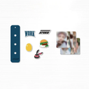ATEEZ - Silicone Charm Keyring Set [GOLDEN HOUR : Part.1 Official MD]