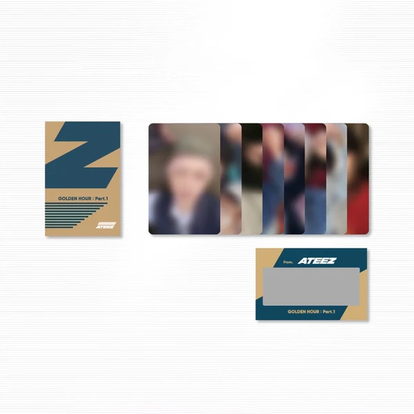 ATEEZ - Photo & Scratch Card Z Set [GOLDEN HOUR : Part.1 Official MD]