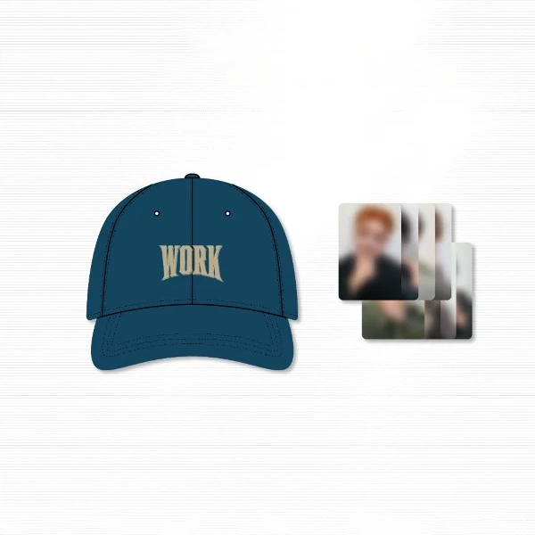 ATEEZ - WORK Ball Cap [GOLDEN HOUR : Part.1 Official MD]
