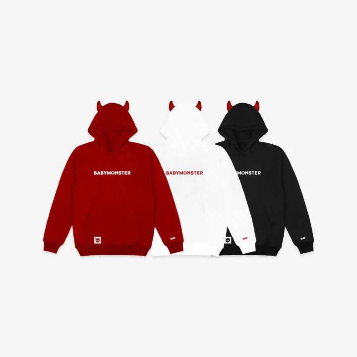 BABYMONSTER - Horn Hoodie [1st Full Album 'DRIP' Official MD]
