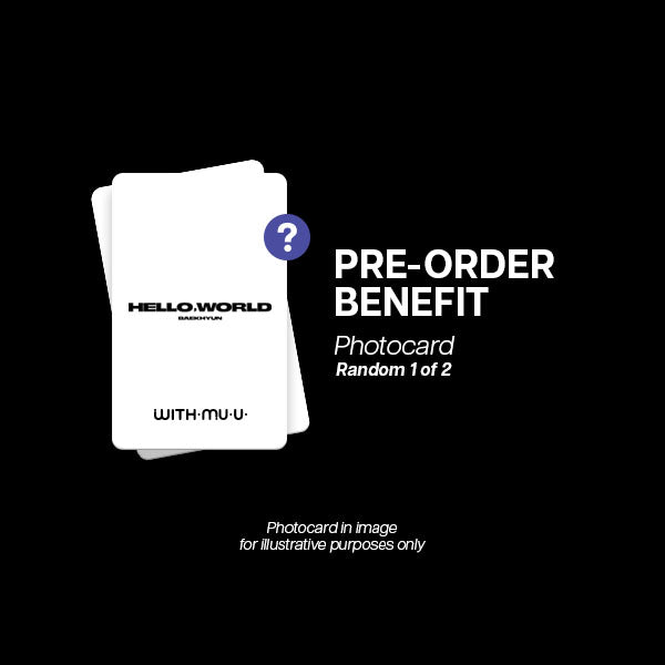 BAEKHYUN - Hello, World [4th Mini Album - Photobook Ver.]
