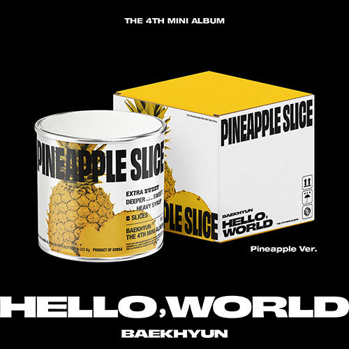 BAEKHYUN - Hello, World [4th Mini Album - Pineapple Ver.]