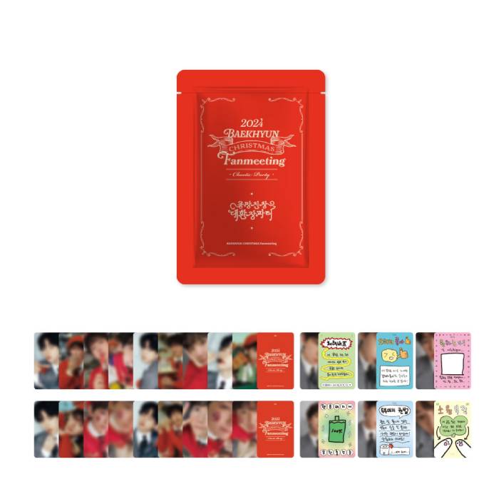 BAEKHYUN - Trading Card [2024 Christmas Fanmeeting 'Chaotic Party' Official MD]