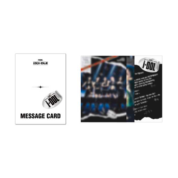 (G)I-DLE - Message Card [2024 World Tour 'iDOL' Official MD]