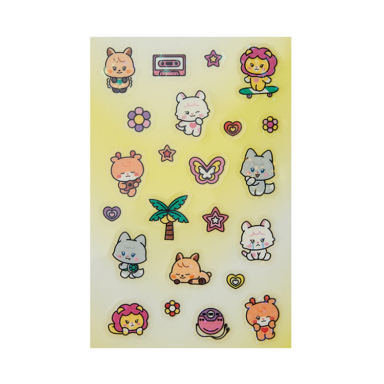 (G)I-DLE - Minini Clear Sticker Ver. 2 [KLAXON POP-UP Official MD]