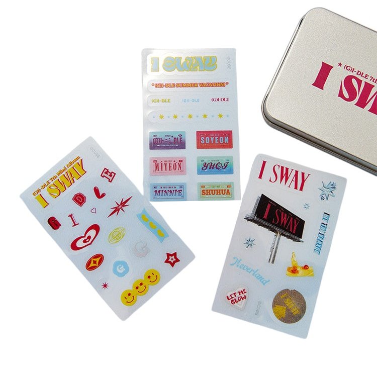 (G)I-DLE - Tin Case Polaroid Set [KLAXON POP-UP Official MD]