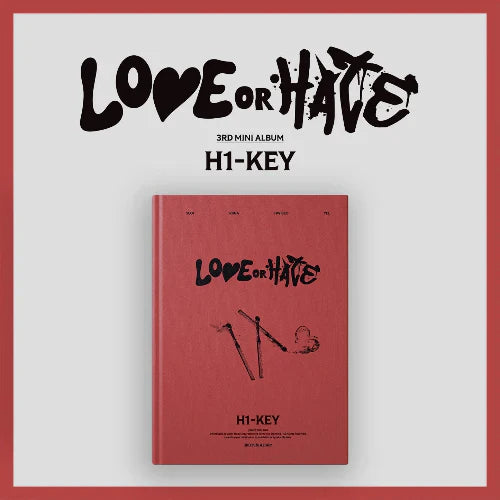 H1-KEY - LOVE or HATE [3rd Mini Album]