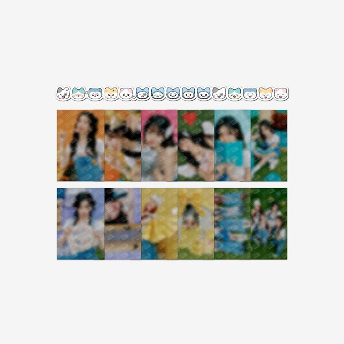 ITZY - Postcard & Masking Tape Set [The 3rd Fan Meeting 'MIDZY's Cells' POP-UP Store Official MD]