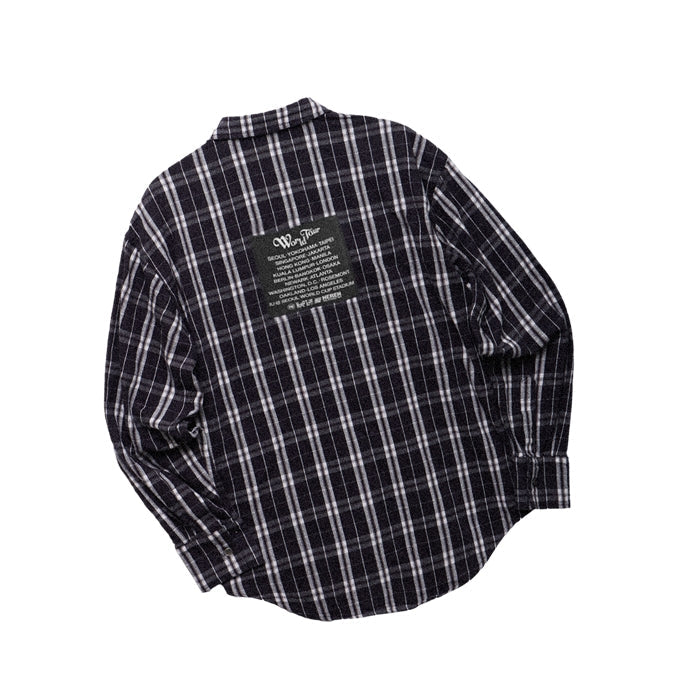 IU - Overfit Check Shirt ['THE WINNING' 2024 HEREH World Tour Concert Encore Official MD]