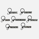 NCT DREAM - Night Glow Name Key Ring [NCT DREAM TOUR ¡®THE DREAM SHOW 2 : In YOUR DREAM¡¯]