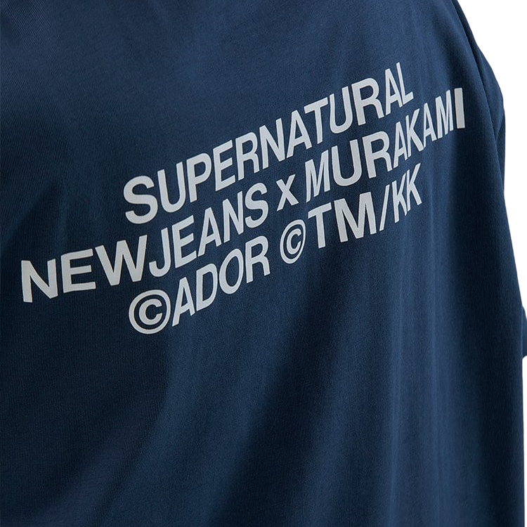 NewJeans - T-Shirt (Navy) [NJ x MURAKAMI]