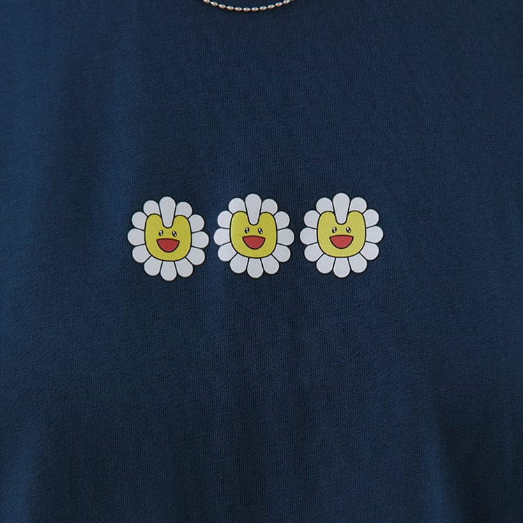 NewJeans - T-Shirt (Navy) [NJ x MURAKAMI]
