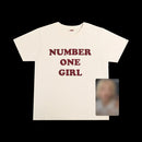 ROSÉ - NUMBER ONE GIRL T-Shirt (White) [rosie APT Official MD]