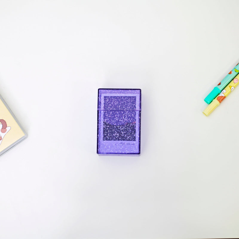 Glitter Photocard Case (Purple)
