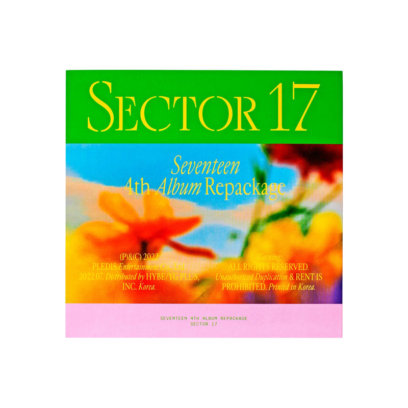 SEVENTEEN - SECTOR 17 [4th Album Repackage - COMPACT Ver.] (Random)
