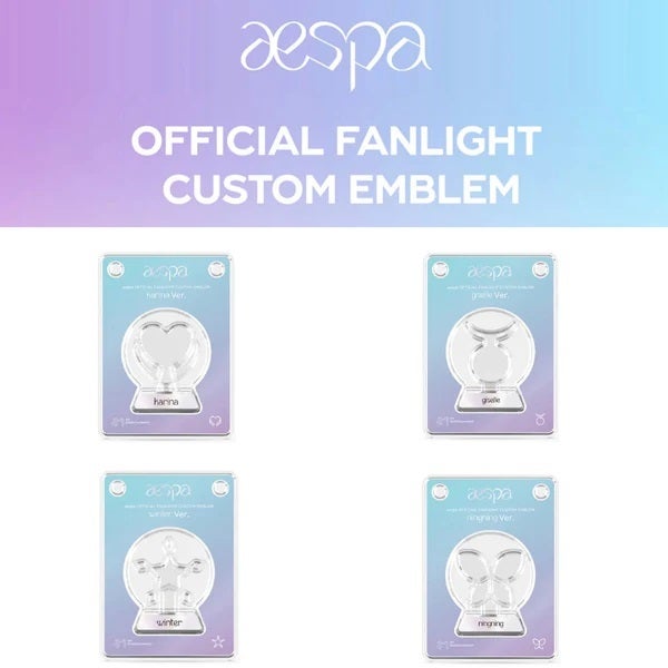 aespa - Official Custom Emblem for Light Stick