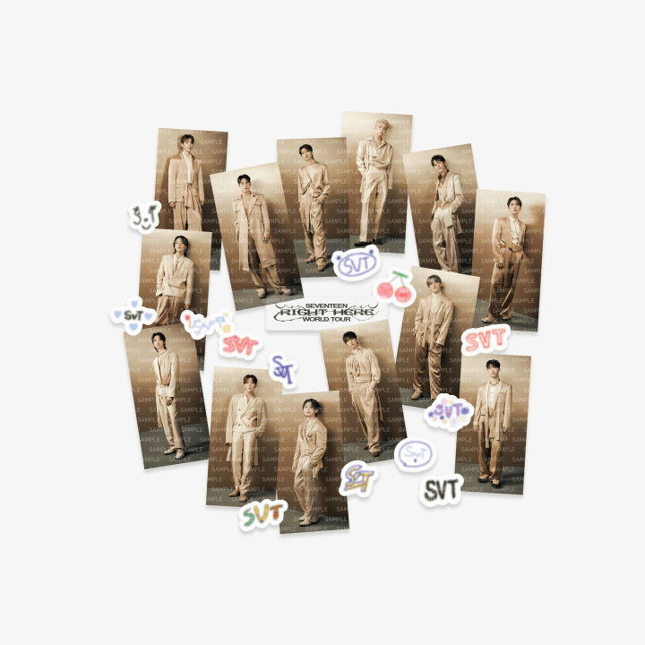 SEVENTEEN - Sticker Set ['RIGHT HERE' World Tour Official MD]
