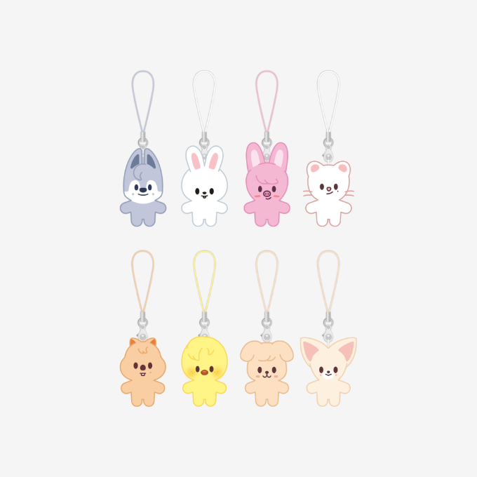 [PRE-ORDER] Stray Kids - SKZOO Keyring Micro Ver. [5th Fanmeeting 'SKZ 5'CLOCK' Official MD]