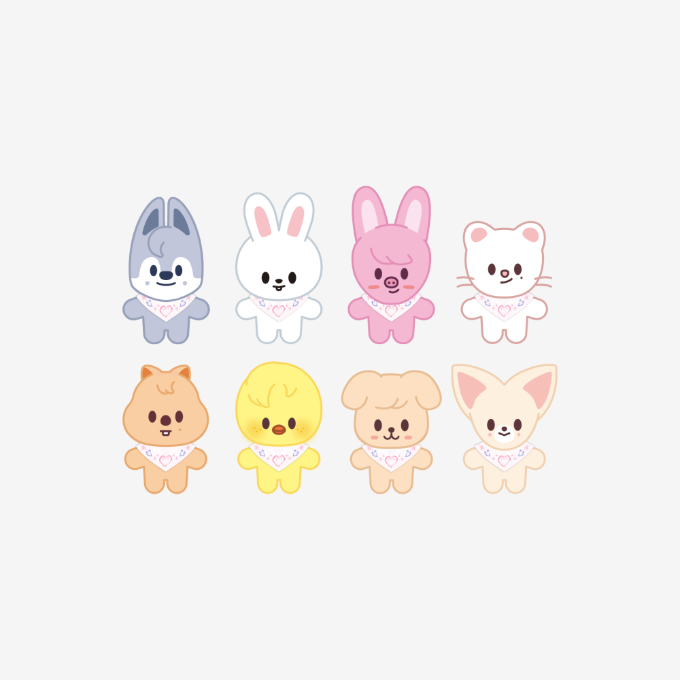 [PRE-ORDER] Stray Kids - SKZOO Plush 10CM Ver. [5th Fanmeeting 'SKZ 5'CLOCK' Official MD]