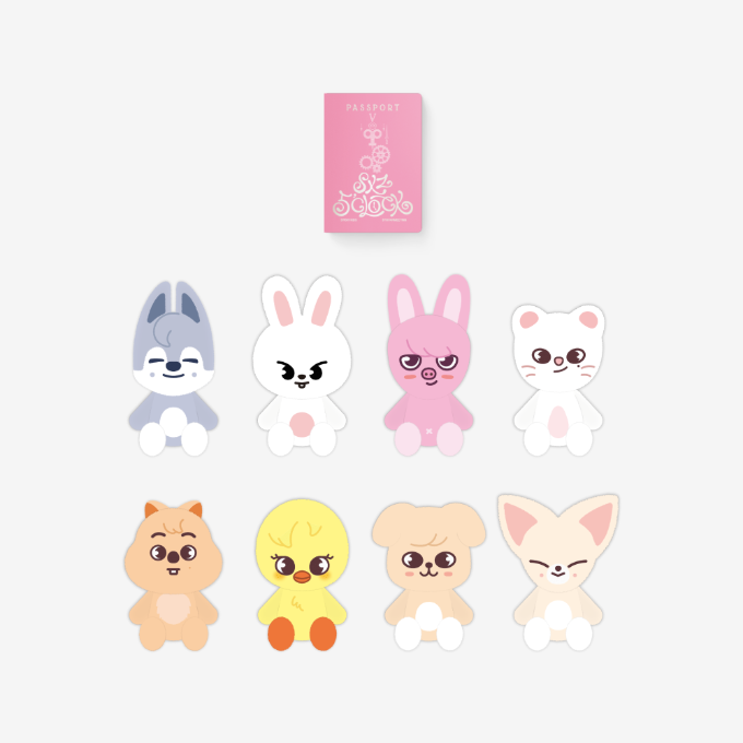 [PRE-ORDER] Stray Kids - SKZOO Plush Teddybear Ver. [5th Fanmeeting 'SKZ 5'CLOCK' Official MD]