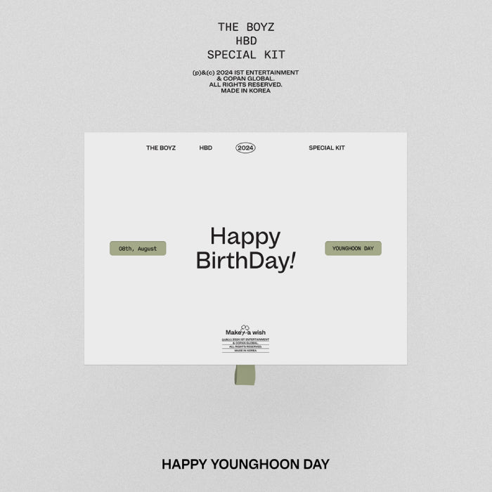 THE BOYZ - HBD YOUNGHOON Special Kit