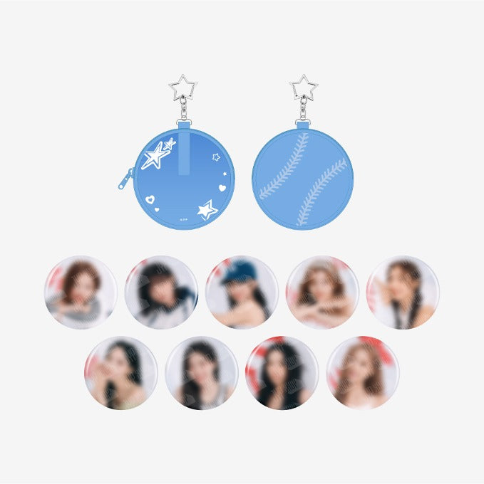 TWICE - Can Badge Pouch Set [2024 Fanmeeting 'HOME 9ROUND' Official MD]