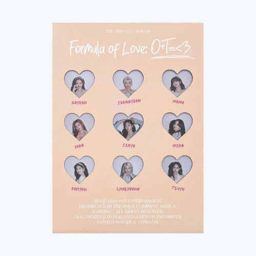 TWICE - Formula of Love: O+T=<3 [3rd Album]