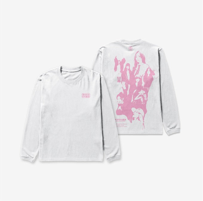 TWICE - Long Sleeve T-Shirt (Portrait Ver.) ['STRATEGY' POP-UP in Seoul Official MD]